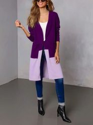 Milan Kiss Kardigan w kolorze fioletowym rozmiar: M. Różowe kardigany Milan Kiss, m, bez wzorów. Za 113.99 zł.