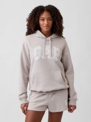 GAP Bluza w kolorze beżowym rozmiar: M. Brązowe bluzy GAP, m, bez wzorów, z kapturem. Za 128.55 zł.