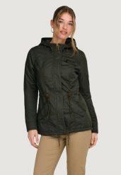Parka Kobieta ONLY Onllorca Life Canvas Cc Otw. Brązowe parki Only, s, z bawełny, bez kaptura. Za 295.70 zł.