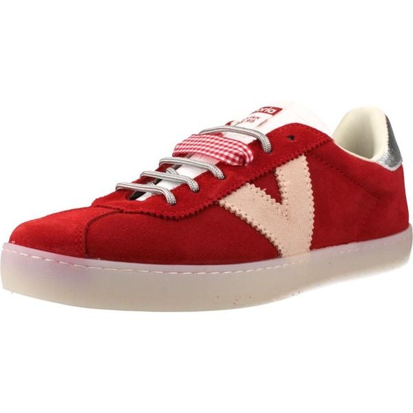 Buty VICTORIA BERLIN SERRAJE Czerwony. Czerwone trekkingi VICTORIA, ze skóry, trekkingowe. Za 337.99 zł.