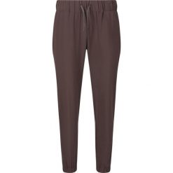 Damskie spodnie dresowe Athlecia Austberg. Brązowe spodnie sportowe ENDURANCE, bez wzorów, z dresówki, na fitness i siłownię. Za 193.50 zł.