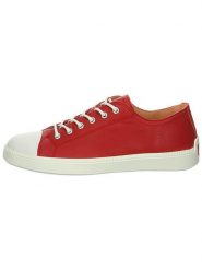 Think! Skórzane sneakersy "Turna" w kolorze czerwonym rozmiar: 40,5. Czerwone trampki Think!, bez wzorów, bez zapięcia. Za 446.95 zł.