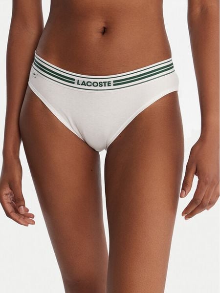 Lacoste Figi klasyczne 8F1333 Biały. Białe figi Lacoste, xs, bez wzorów, z bawełny. Za 129.99 zł.
