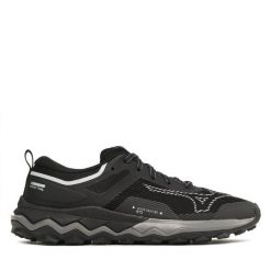 Buty do biegania Mizuno. Czarne obuwie sportowe Mizuno, bez zapięcia, do biegania, mizuno wave. Za 319.99 zł.