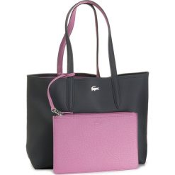 Torebka LACOSTE - Shopping Bag NF2142AA Ebodny/Orchid. Fioletowe shopper Lacoste, bez wzorów, ze skóry ekologicznej, bez dodatków. Za 549.00 zł.
