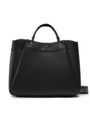 Armani Exchange Torebka 942910 CC783 00020 Czarny. Czarne torebki klasyczne Armani Exchange, bez wzorów, ze skóry, bez dodatków. Za 549.99 zł.