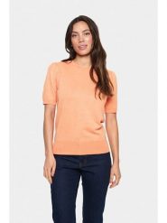 SAINT TROPEZ Sweter w kolorze pomarańczowym rozmiar: M. Pomarańczowe swetry Saint Tropez, m, bez wzorów, z wiskozy, bez ramiączek. Za 69.99 zł.