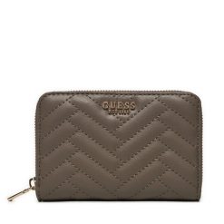 Duży Portfel Damski Guess. Brązowe portfele Guess, z aplikacjami. Za 149.99 zł.