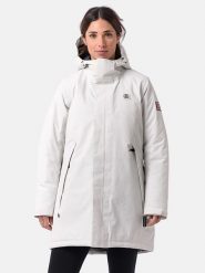 TERNUA Płaszcz funkcyjny "Naskaupi" w kolorze szarym rozmiar: S. Szare kurtki sportowe TERNUA, m, bez wzorów, z materiału, bez kaptura. Za 1,011.95 zł.