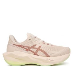Buty do biegania Asics. Brązowe obuwie sportowe Asics, bez zapięcia, do biegania. Za 709.99 zł.