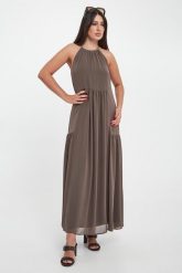 Sukienka z żorżety PESERICO. Sukienki PESERICO, bez wzorów, bez kołnierzyka, bez ramiączek. Za 2,269.00 zł.