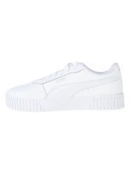 Puma Skórzane sneakersy "Carina 2.0" w kolorze biało-czarnym rozmiar: 36. Białe trampki Puma, bez wzorów, bez zapięcia. Za 162.49 zł.