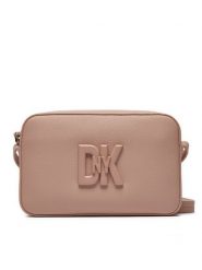 DKNY Torebka Seventh Avenue Sm Ca R33EKY31 Beżowy. Brązowe listonoszki DKNY, bez wzorów, ze skóry, bez dodatków. Za 519.99 zł.