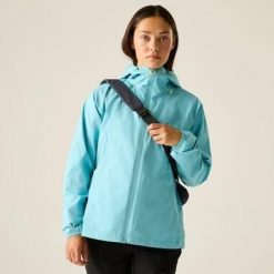 Damska wodoodporna kurtka Torrek Breathe Easy. Niebieskie kurtki sportowe Dare 2b, bez wzorów, bez kaptura, trekkingowe. Za 499.99 zł.