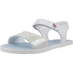 Sandały PABLOSKY 452100P Biały. Białe sandały PABLOSKY, bez wzorów, ze skóry, sportowe, bez obcasa, bez zapięcia. Za 225.99 zł.