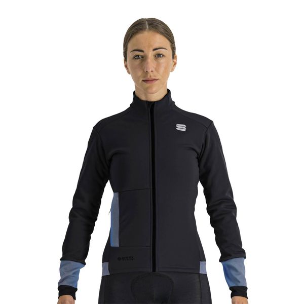 Kurtka rowerowa damska Sportful Super. Czarne kurtki sportowe SPORTFUL, xl, bez wzorów, bez kaptura, rowerowe. Za 409.99 zł.