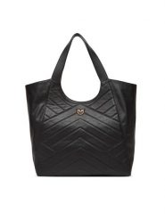 PINKO Torebka Tote Bag PE 25 PLTT 104536 A2AO Czarny. Czarne shopper Pinko, bez wzorów, ze skóry, bez dodatków. Za 1,549.00 zł.