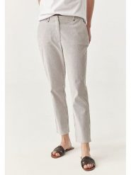 TATUUM Spodnie "Seroki" w kolorze brązowo-białym rozmiar: 40. Brązowe spodnie materiałowe Tatuum, bez wzorów, z materiału. Za 162.95 zł.