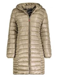 Geographical Norway Płaszcz pikowany "Annecy" w kolorze oliwkowym rozmiar: XXL. Zielone płaszcze Geographical Norway, xxl, bez wzorów, bez kaptura. Za 100.99 zł.