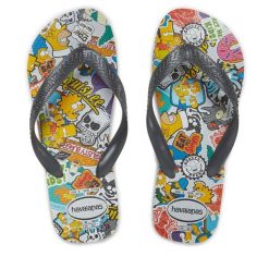 Japonki Havaianas. Szare klapki Havaianas, bez wzorów, bez obcasa. Za 59.99 zł.