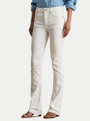 LAUREN RALPH LAUREN Jeansy 200926081001 Biały Bootcut Fit. Białe jeansy Lauren Ralph Lauren, bez wzorów. Za 769.99 zł.