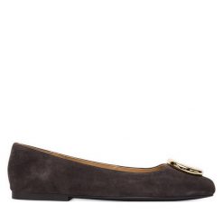 Baleriny MICHAEL Michael Kors. Brązowe baleriny MICHAEL Michael Kors, bez wzorów, bez obcasa. Za 679.99 zł.