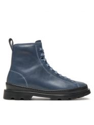 Camper Trzewiki Brutus K400325-049 Niebieski. Niebieskie botki Camper, bez wzorów, ze skóry, bez obcasa, na płaskiej podeszwie, bez zapięcia. Za 679.99 zł.