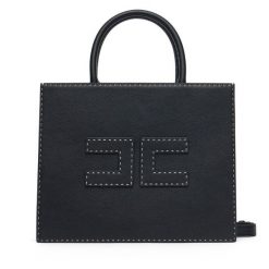 Torebka Elisabetta Franchi. Czarne torebki klasyczne Elisabetta Franchi, bez wzorów, bez dodatków. Za 1,179.00 zł.