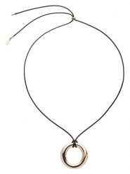 U.S. Polo Assn. Pozłacany naszyjnik z zawieszką - dł. 94 cm rozmiar: onesize. Czarne naszyjniki U.S. Polo Assn., metalowe. Za 73.99 zł.