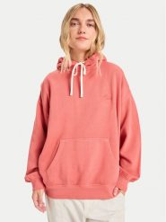 Quiksilver Bluza Essential EQWFT03191 Czerwony Oversize. Czerwone bluzy Quiksilver, s, bez wzorów, z bawełny, bez kaptura. Za 299.99 zł.