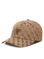 Guess Czapka z daszkiem AW5368 POL01 Beżowy. Brązowe czapki Guess, z aplikacjami, z materiału. Za 159.99 zł.
