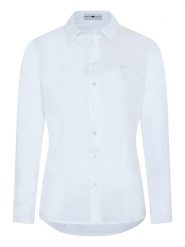 Polo Sylt Koszula - Slim Fit - w kolorze białym rozmiar: XXL. Białe koszule Polo Sylt, xxl, bez wzorów, z bawełny, bez kołnierzyka, bez ramiączek. Za 100.52 zł.