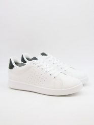 Bellucci Sneakersy w kolorze biało-czarnym rozmiar: 40. Białe trampki Bellucci, bez wzorów, bez zapięcia. Za 86.99 zł.