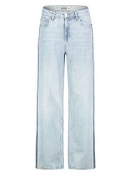 Sublevel Dżinsy - Comfort fit - w kolorze błękitnym rozmiar: L. Niebieskie jeansy Sublevel, l, z aplikacjami, z podwyższonym stanem. Za 86.99 zł.