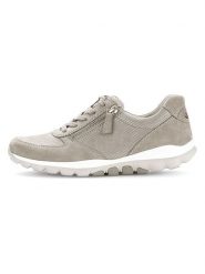 Gabor Skórzane sneakersy w kolorze beżowym rozmiar: 38,5. Brązowe trampki Gabor, bez wzorów, bez zapięcia. Za 244.95 zł.