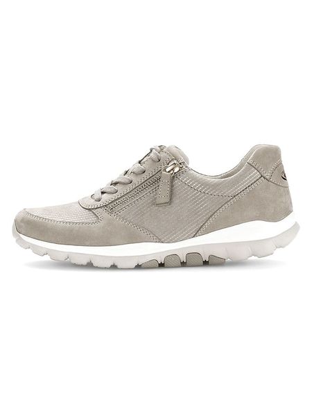 Gabor Skórzane sneakersy w kolorze beżowym rozmiar: 40,5. Brązowe trampki Gabor, bez wzorów, bez zapięcia. Za 239.95 zł.