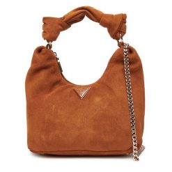 Torebka Guess. Brązowe torebki klasyczne Guess, z aplikacjami, bez dodatków. Za 719.99 zł.