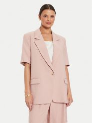 ViCOLO Marynarka TB2444 Różowy Regular Fit. Czerwone marynarki i żakiety ViCOLO, s, bez wzorów, z wiskozy. Za 229.99 zł.