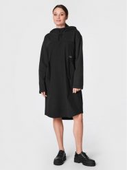 G-Star Raw Sukienka codzienna Anorak D22368-D165-D301 Czarny Regular Fit. Czarne sukienki G-Star Raw, na co dzień, s, bez wzorów, z bawełny, retro, bez kołnierzyka, bez ramiączek, proste. Za 649.99 zł.