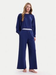 Polo Ralph Lauren Piżama 4P8030 Granatowy Relaxed Fit. Niebieskie piżamy Polo Ralph Lauren, bez wzorów, z bawełny, bez ramiączek. Za 959.99 zł.