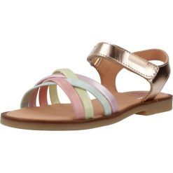 Sandały PABLOSKY 451390P Brąz. Brązowe sandały PABLOSKY, bez wzorów, ze skóry, sportowe, bez obcasa, bez zapięcia. Za 233.99 zł.