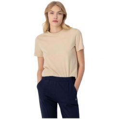 Koszulka sportowa damska Champion 114912MS073. Brązowe koszulki sportowe Champion, bez wzorów, z bawełny, bez ramiączek. Za 59.00 zł.