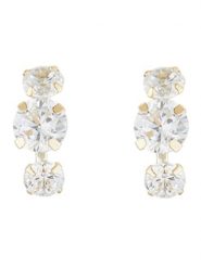 OR ÉCLAT Złote kolczyki-wkrętki "Puces brillantes" z cyrkoniami rozmiar: onesize. Żółte kolczyki OR ÉCLAT, z cyrkonią, złote. Za 434.99 zł.