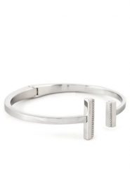 Calvin Klein Bransoletka 35000160 Srebrny. Szare bransoletki Calvin Klein, metalowe. Za 329.99 zł.