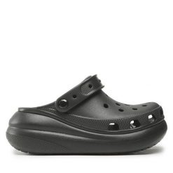 Klapki Crocs. Czarne klapki Crocs, bez wzorów, bez obcasa. Za 241.99 zł.