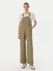 Roxy Ogrodniczki Trail Blazer ERJWO03027 Zielony Wide Leg. Zielone spodnie materiałowe Roxy, xl, bez wzorów, z bawełny. Za 369.99 zł.