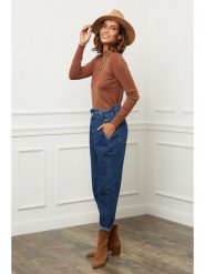 Soft Cashmere Golf w kolorze brązowym rozmiar: 38/40. Brązowe golfy Soft Cashmere, bez wzorów, z kaszmiru, bez ramiączek. Za 138.21 zł.