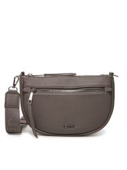 JENNY Torebka C-JNY-M-002-08 Szary. Szare listonoszki Jenny, bez wzorów, z materiału, bez dodatków. Za 129.99 zł.