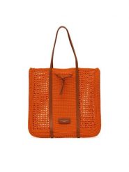 Gianni Chiarini Torebka Victoria BS 11581 SMCRH Koralowy. Pomarańczowe shopper Gianni Chiarini, bez wzorów, z materiału, bez dodatków. Za 379.99 zł.