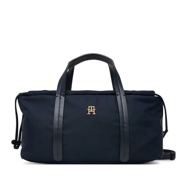 Torebka Tommy Hilfiger. Niebieskie torebki klasyczne TOMMY HILFIGER, bez wzorów, z nylonu, bez dodatków. Za 409.99 zł.